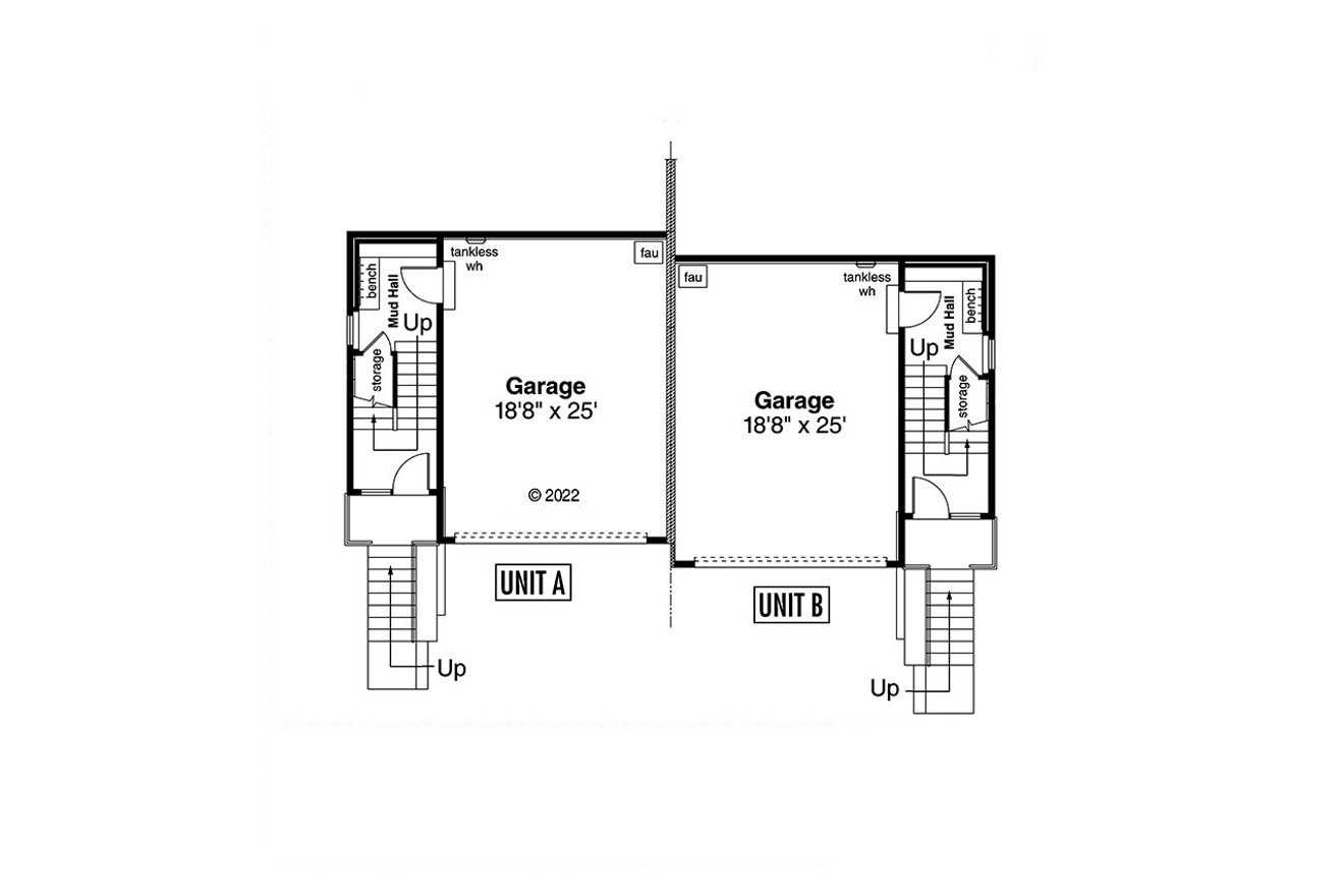 Modern House Plan - Wellington 60-066 - Basement Floor Plan 