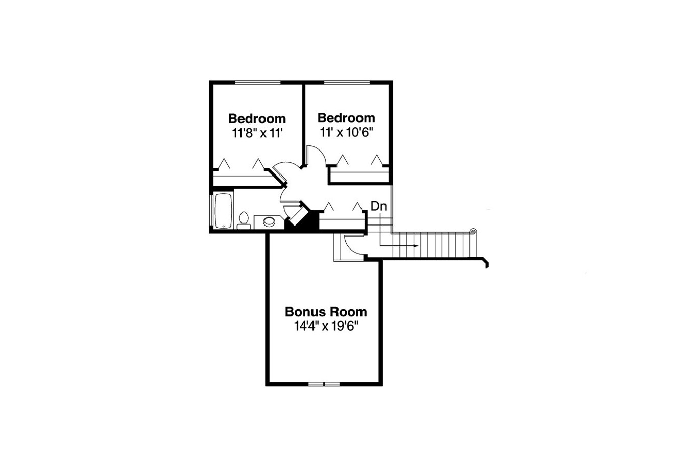 Secondary Image - Mediterranean House Plan - Strasbourg 30-146 - 2nd Floor Plan 