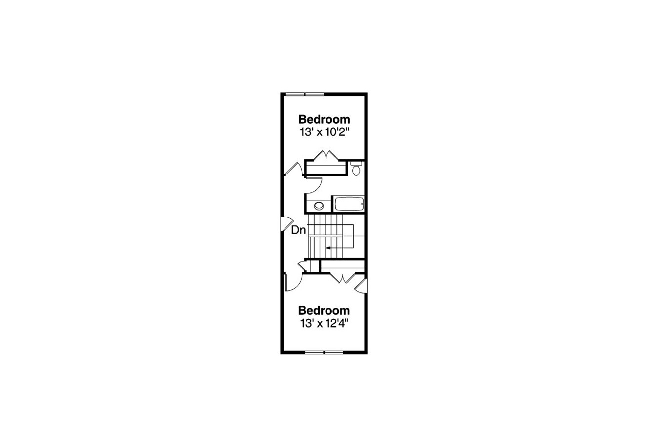 Secondary Image - Bungalow House Plan - Markham 30-575 - 2nd Floor Plan 