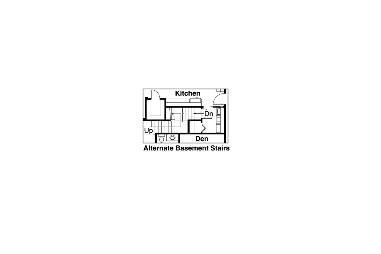 Bungalow House Plan - Markham 30-575 - Optional Floor Plan 
