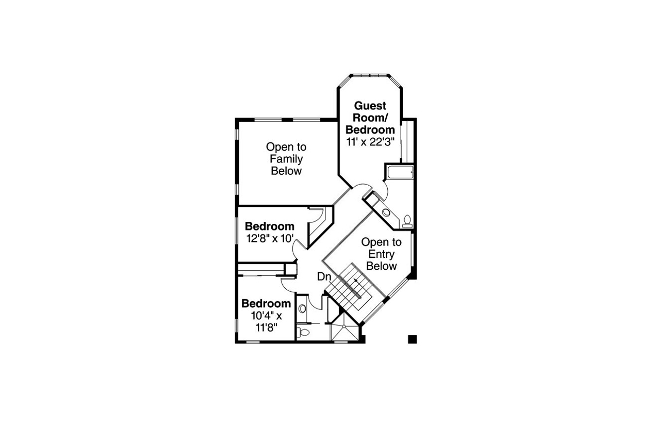 Secondary Image - Southwest House Plan - Southaven 11-038 - 2nd Floor Plan 