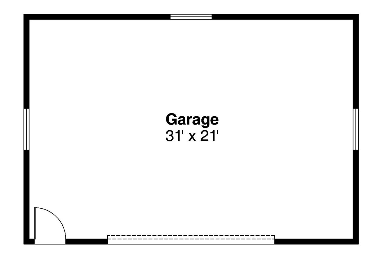 Traditional House Plan - 20-160 - 1st Floor Plan 