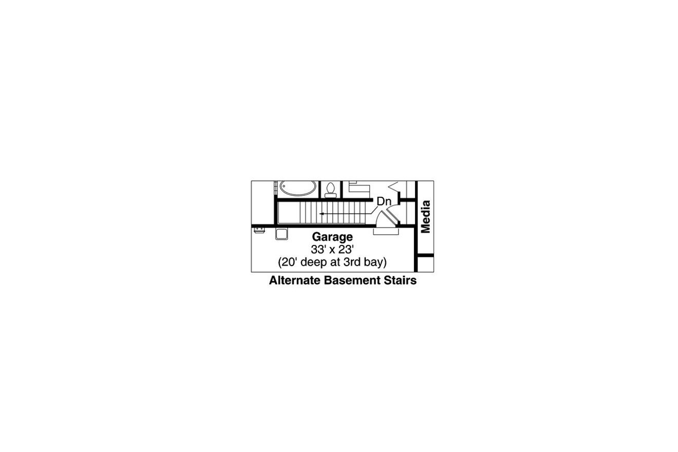 Traditional House Plan - Springwood 30-772 - Optional Floor Plan 