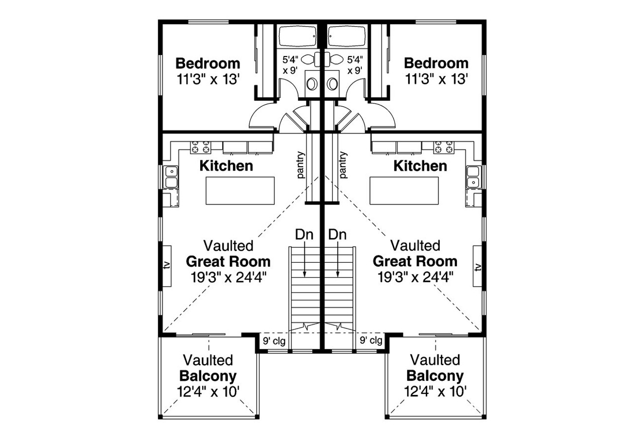 Duplex Plan Dalian - Third Floor Plan - Other Floor Plan 