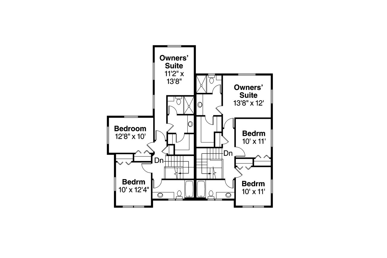 Secondary Image - Country House Plan - Parkridge 60-035 - 2nd Floor Plan 