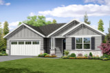 New Bungalow Inspired Ranch-Style Flagstone House Plan 