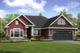 Barrington House Plan has Handsome Country-Style Exterior 