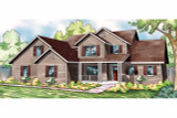 2 Story Country House Plan: Glendale 