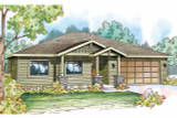 Craftsman Dogwood Home Plan Features Large Gathering Space 