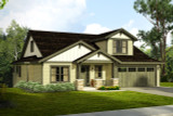 New Craftsman House Plan for a Downhill Sloped Lot 