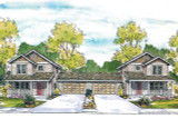 Duplex Plan the Kentland has Craftsman Charm 