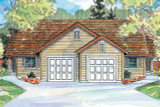 3 Bedroom Cottage Style Duplex Plan 