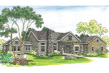 Rustic European Elegance in the Brelsford House Plan 