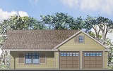 New Garage Plan Features "Granny Flat" for Guests or Aging Family Members 