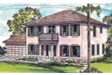 Classic Facade - Traditional Family Floor Plan 