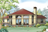 New Mediterranean House Plan Rosabella Exudes A Sunny Ambiance 