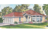 Mediterranean Velarde House Plan is Bright and Sunny 