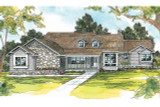 Country Ranch-Style Cameron House Plan is Naturally Bright 