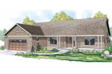 Ranch-Style Fern View House Plan is Spacious and Economical 