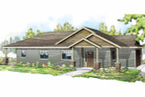 1 Story Ranch House Plan: Hopewell 