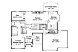 Classic House Plan - Remmington 30-460 - 1st Floor Plan 