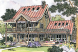 Lodge Style House Plan - Avondale 10-347 - Front Exterior 