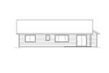 Secondary Image - Ranch House Plan - Burnett 30-061 - Rear Exterior 