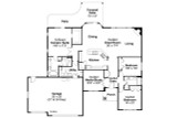 Ranch House Plan - Chadbryne 30-577 - 1st Floor Plan 