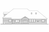 Country House Plan - Allison 30-608 - Rear Exterior 