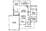 Country House Plan - Clayton 10-292 - 1st Floor Plan 