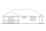 Secondary Image - Mediterranean House Plan - Topaz 11-087 - Rear Exterior 