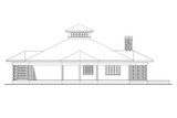 Secondary Image - Cape Cod House Plan - Clematis 10-073 - Right Exterior 