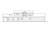 Traditional House Plan - Harebell 31-196 - Rear Exterior 