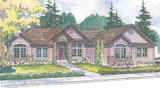 Ranch House Plan - Haverford 30-373 - Front Exterior 