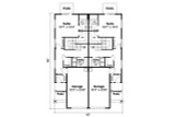 Traditional House Plan - Durban 60-049 - 1st Floor Plan 