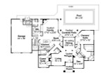 Tuscan House Plan - Meridian 30-312 - 1st Floor Plan 