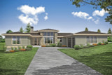 Modern House Plan - Hemlock 31-157 - Front Exterior 