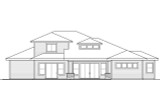 Contemporary House Plan - Quail Ridge 31-060 - Rear Exterior 