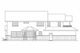 Tudor House Plan - Walcott 30-166 - Rear Exterior 