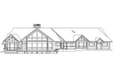 Lodge Style House Plan - Silverton 30-757 - Rear Exterior 