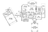 Craftsman House Plan - Arborgate 30-654 - 1st Floor Plan 