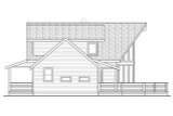 A-Frame House Plan - Alpenview 31-003 - Left Exterior 
