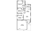 Ranch House Plan - Greer 30-484 - 1st Floor Plan 