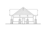 Craftsman House Plan - Garage 20-021 - Left Exterior 