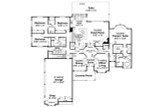 Ranch House Plan - Cameron 10-338 - 1st Floor Plan 