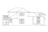 Southwest House Plan - Warrington 11-036 - Left Exterior 