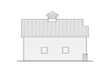 Farmhouse House Plan - Garage 20-377 - Left Exterior 