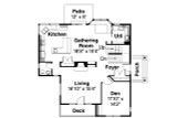 Craftsman House Plan - Ridgeview 30-496 - 1st Floor Plan 
