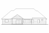 Cottage House Plan - Gladstone 30-786 - Rear Exterior 