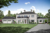 Colonial House Plan - Westchester 31-167 - Front Exterior 